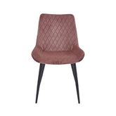 Adama Dining Chair - Pink Velvet
